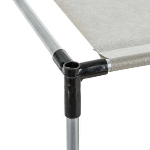 Regał metalowy na książki Mix n`Modul czarny nowoczesny 4-komorowy do sypialni 5five